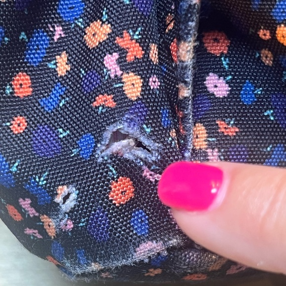 Herschel Supply Company Black and Multicolor Floral Backpack main image 7